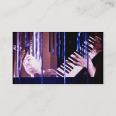 Sänger/Sprachlehrer Minimalistisch Visitenkarte (Rückseite)