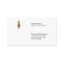 Sänger/Sprachlehrer Minimalistisch