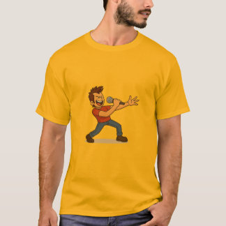 Sänger steigt voll ein T-Shirt