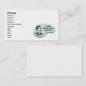 Sänger-Stimme Visitenkarte (Vorne/Hinten)