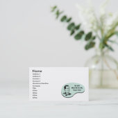 Sänger-Stimme Visitenkarte (Stehend Vorderseite)