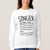 Sänger Sweatshirt (Vorderseite)