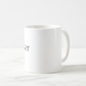 Sänger/Tänzer Kaffeetasse (VorderseiteRechts)