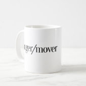 Sänger/Tänzer Kaffeetasse (Vorderseite Links)
