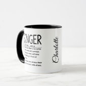 Sänger Tasse (Vorderseite Links)