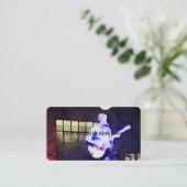 Sänger-Texter und Komponist Visitenkarte (Stehend Vorderseite)