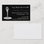 Sänger Visitenkarte (Vorne/Hinten)