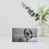 Sänger, Vocalist, Solo, Performance Entertainment Visitenkarte (Stehend Vorderseite)