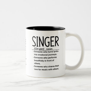 Sänger Zweifarbige Tasse