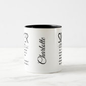Sänger Zweifarbige Tasse (Mittel)