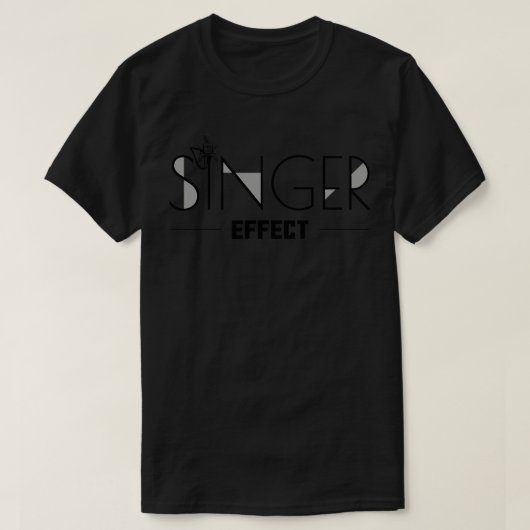 Sängereffekt T-Shirt (Design vorne)