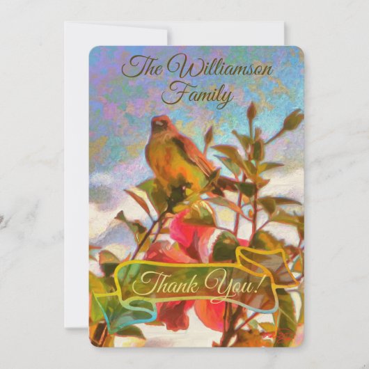 Sängerfamilie Poolside 2338 Dankeskarte (Vorderseite)