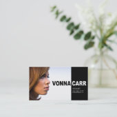 SängerHeadshot für Sänger-Musiker Visitenkarte (Stehend Vorderseite)