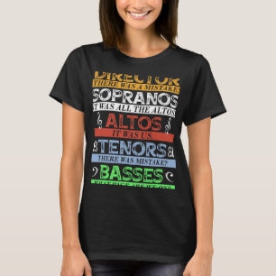 Sängerin des Musikchors T-Shirt
