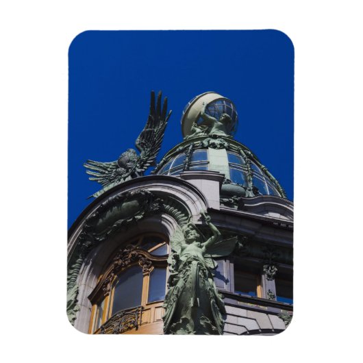 Sängerin Gebäude, Detail Magnet (Vertikal)