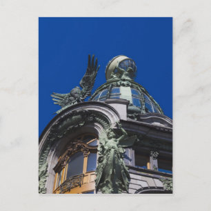 Sängerin Gebäude, Detail Postkarte