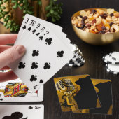 Sängerin I Am, Gold_ Spielkarten (In Situ)