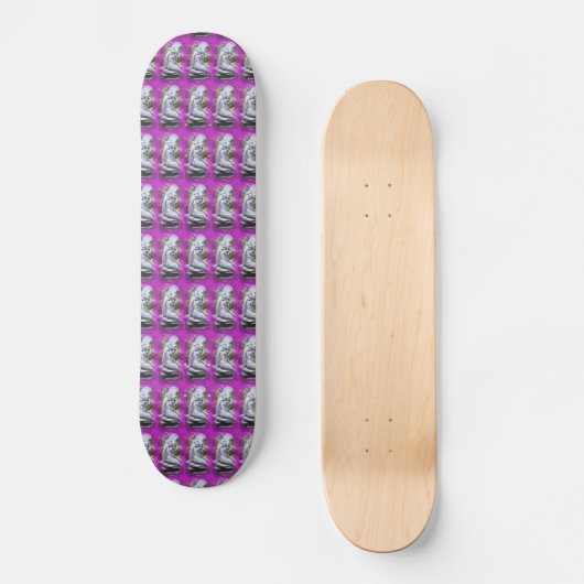 Sängerin lila Skateboard (Vorderseite)