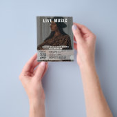 Sängerin Musician 2 Foto Social Media Förderung Flyer (Gruppe)