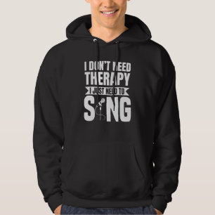 Sängerin Musiker Künstler Vocalist Soloist Music P Hoodie