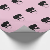 Sängerin Pink Geschenkpapier (Ecke)