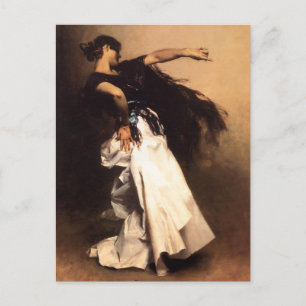 Sängerin Sargent Spanish Dancer Postcard Postkarte