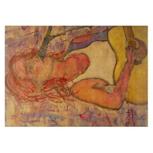 Sängerin Schneidebrett (Vorderseite)