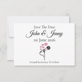 Sängerin Vocalist Musician Wedding Save the Date