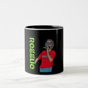 Sängerin Zweifarbige Tasse