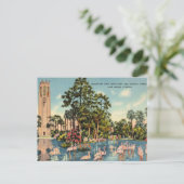 Sängerturm, Lake Wales, Florida Postkarte (Stehend Vorderseite)