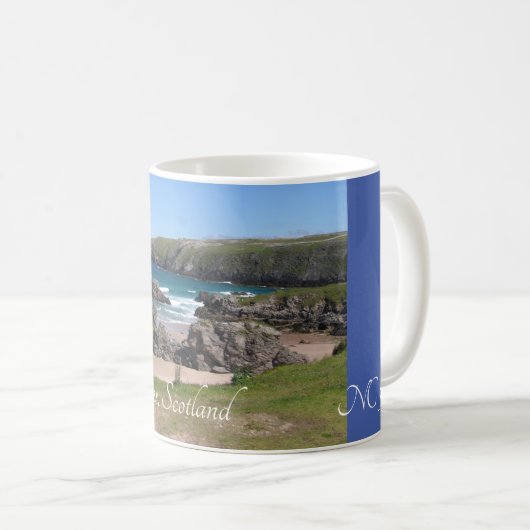 Sango Bay, Durness, Schottland Kaffeetasse (VorderseiteRechts)