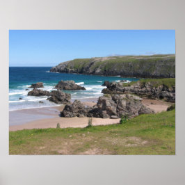 Sango Bay, Durness, Schottland Poster