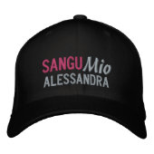 Sango Mio. personalisiert bestickte Mütze Bestickte Baseballkappe (Vorderseite)