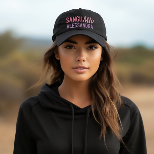 Sango Mio. personalisiert bestickte Mütze Bestickte Baseballkappe