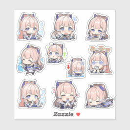 Sangonomiya Kokomi Stickers Aufkleber