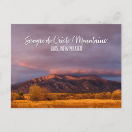 Sangre de Cristo Mountains in der Nähe von Taos, N Postkarte