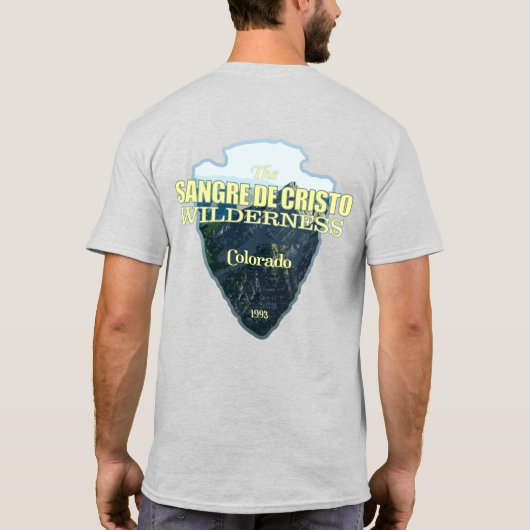 Sangre de Cristo WA (Pfeilspitzen) T-Shirt (Rückseite)