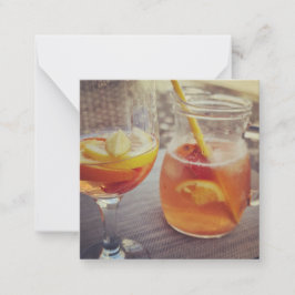 Sangria and Sunshine Mitteilungskarte