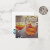 Sangria and Sunshine Mitteilungskarte (Vorderseite/Rückseite Beispiel)