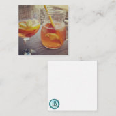 Sangria and Sunshine Mitteilungskarte (Vorne/Hinten)