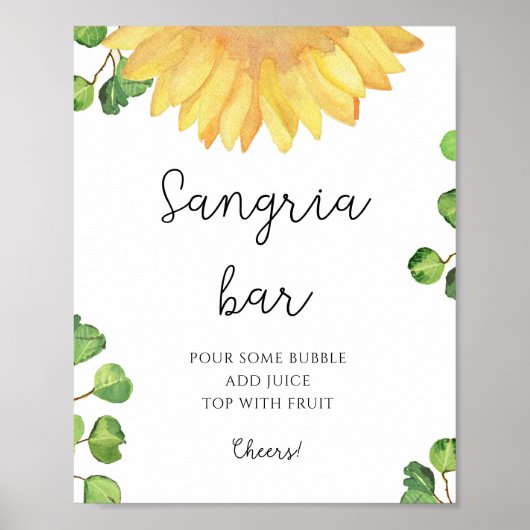 Sangria Bar Poster (Vorne)