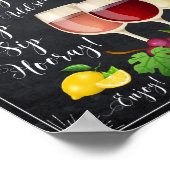 Sangria Bar poster chalkboard (Ecke)