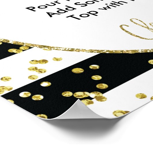 Sangria Bar Sign Poster (Ecke)