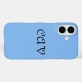 Sangria Cornflower Blue Case-Mate iPhone Hülle (Rückseite (Horizontal))