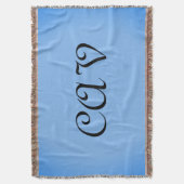 Sangria Cornflower Blue Decke (Vorderseite Vertikal)