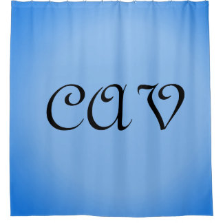 Sangria Cornflower Blue Duschvorhang