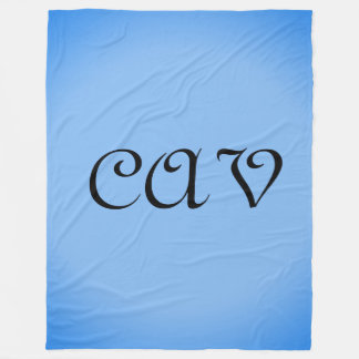 Sangria Cornflower Blue Fleecedecke