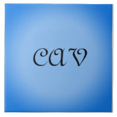 Sangria Cornflower Blue Fliese (Vorderseite)