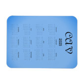 Sangria Cornflower Blue Magnet (Horizontal)