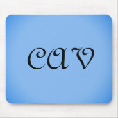 Sangria Cornflower Blue Mousepad (Vorne)